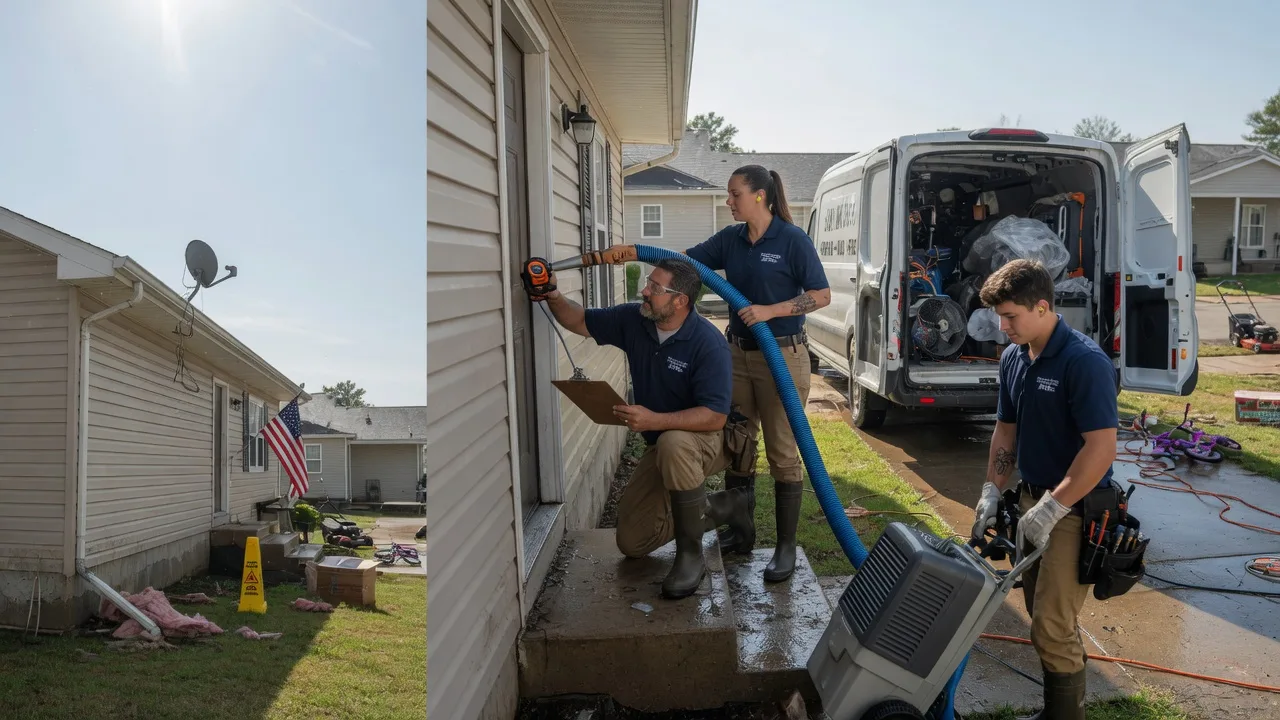 Ceiling Water Damage Restoration in Woodbury Heights, NJ near me